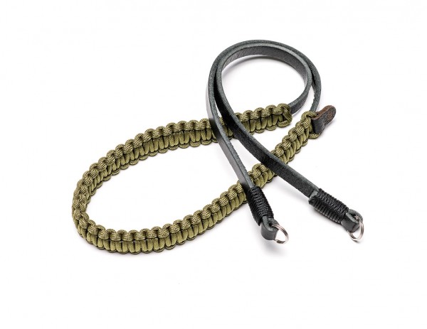 Leica Paracord Strap created by COOPH, 100 cm, schwarz/olive