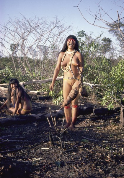 Michael Friedel "The Kuikuru tribe. A manioc plantation"