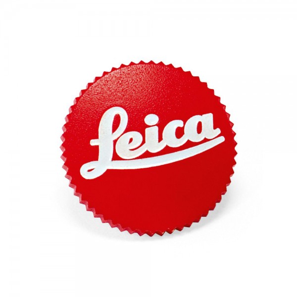 Soft Release Button "Leica", 8mm, red