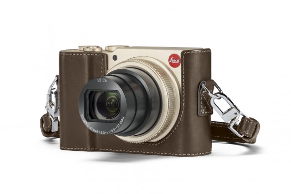 Leica C-Lux 保护套, 皮革, 灰褐色