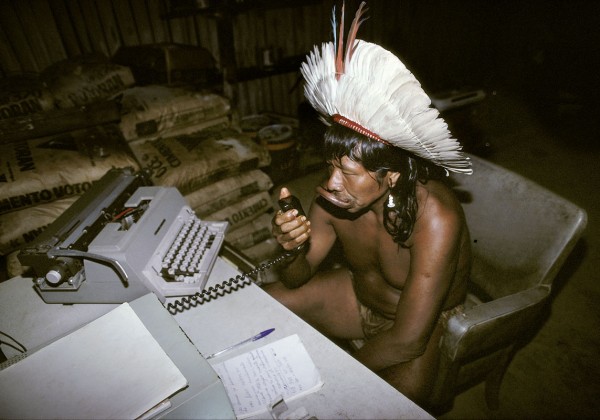 Michael Friedel "The Txucarramae-Kayapo. Chief Raoni"