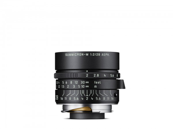 Leica Summicron-M 1:2/28 ASPH., schwarz matt lackiert