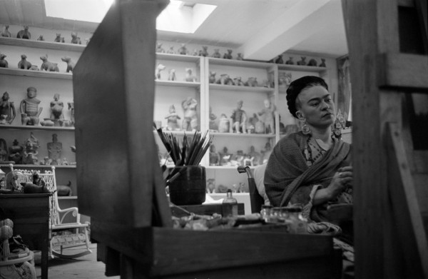 Werner Bischof "Mexikanische Künstlerin Frida Kahlo", Mexico City, 1954