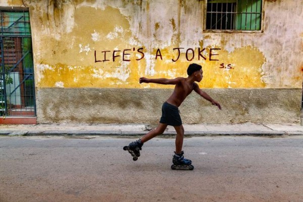 Steve McCurry "Life's a joke", Havanna, Kuba 2019