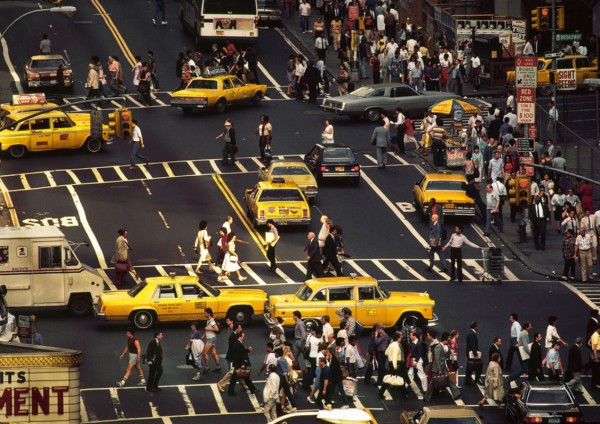 Thomas Hoepker "Verkehr am Times Square", New York City, USA, 1983