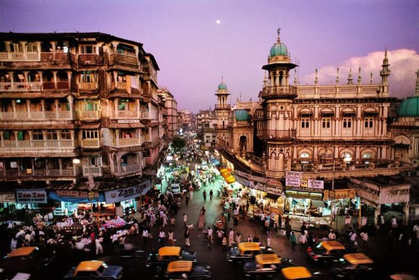 Steve McCurry "Mondaufgang über Mumbai", Indien 1994
