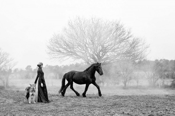 Emanuele Scorcelletti "Cadre noir, Laurence and Gala", Vautoudan's Equestrian Farm, Januar 2017