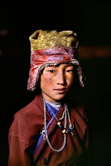 Steve McCurry "Nomadenjunge", Litani, Kham, Tibet 2005