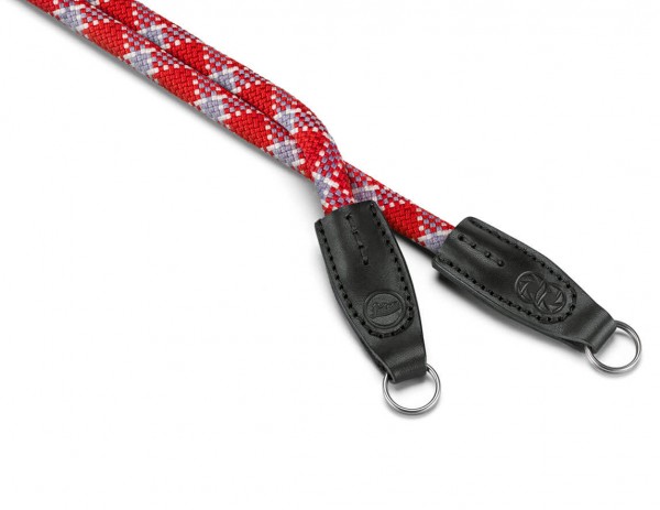 Leica Rope Strap designed by Cooph, 100 cm, rot kariert