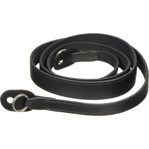 Leica Tragriemen mit Schutzlasche, Leder, schwarz