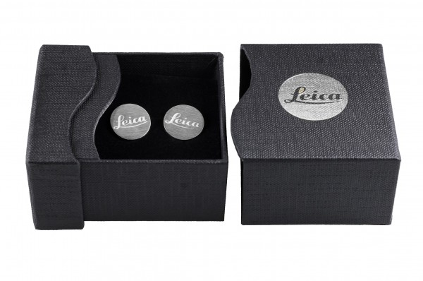 Leica Cufflinks, 925 silver, matte